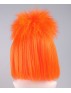 Orange Punk Girl Mullet Wig